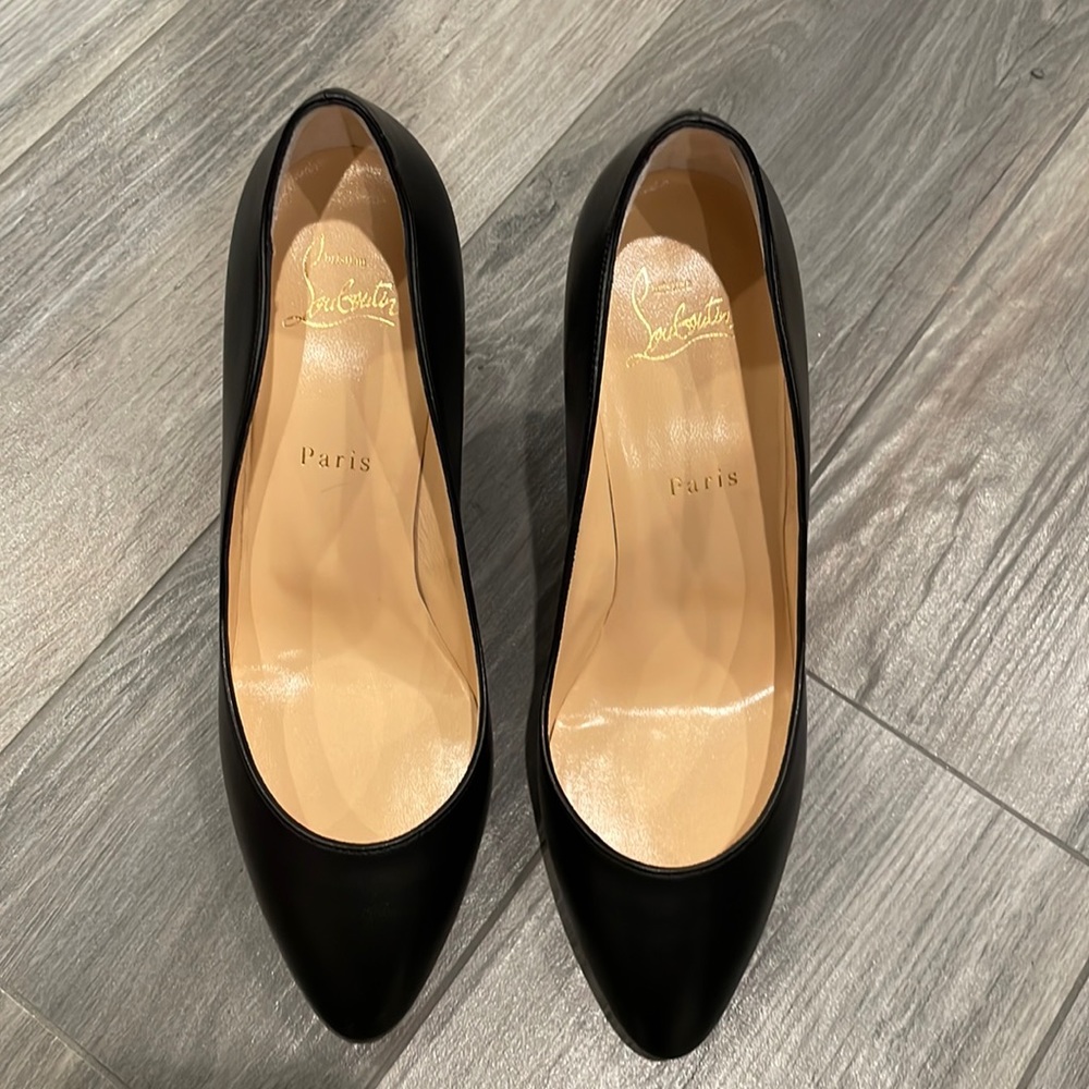 Christian Louboutin black heels - new with no box